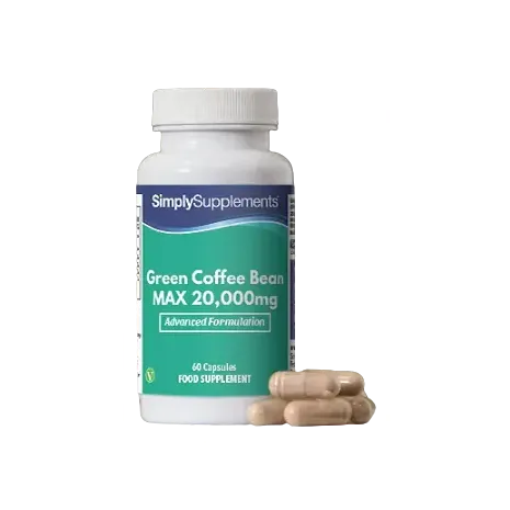 Simplysupplements Green Coffee Bean MAX Capsules 20,000mg 60 Capsules