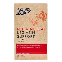 Boots Red Vine Leaf Leg Vein Support 60 Tablets
