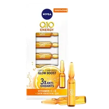 NIVEA Q10 Energy Glow Boosting Face Ampoules Serum with Vitamin C x7 Ampoules