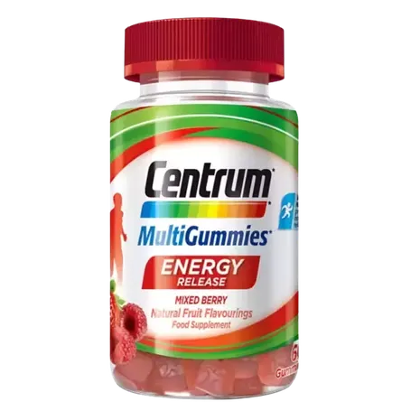 Centrum MultiGummies Energy Release Multivitamins Mixed Berry - 60 Gummies