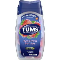TUMS Extra Strength Assorted Berries Calcium & Antacid 96 count