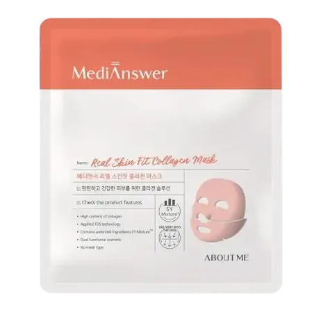 ABOUT ME- MediAnswer Real SkinFit Collagen Mask - 1pc