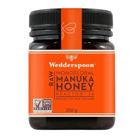 Wedderspoon RAW Manuka Honey KFactor 16+ 250g