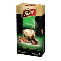 Cafe Rene Hazelnut 10 pods for Nespresso