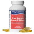 Simplysupplements Triple Strength Omega 3 1,000mg 240 Capsules