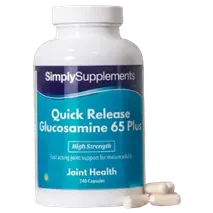 Simplysupplements Quick Release Glucosamine 65 Plus 240 Capsules