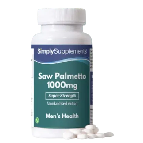 Simplysupplements Saw Palmetto Tablets 1,000mg 120 Tablets