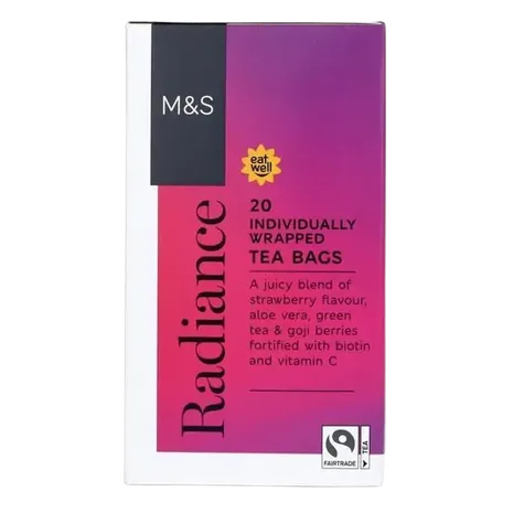 M&S Radiance Infusion Teabags 20 per pack