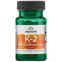 Swanson Vitamin K-2 - Natural, 100mcg - 30 softgels