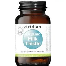 Viridian Organic Milk Thistle 400mg Veg Caps 30
