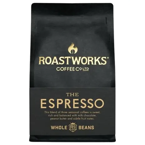 Roastworks Espresso Whole Bean Coffee 200g