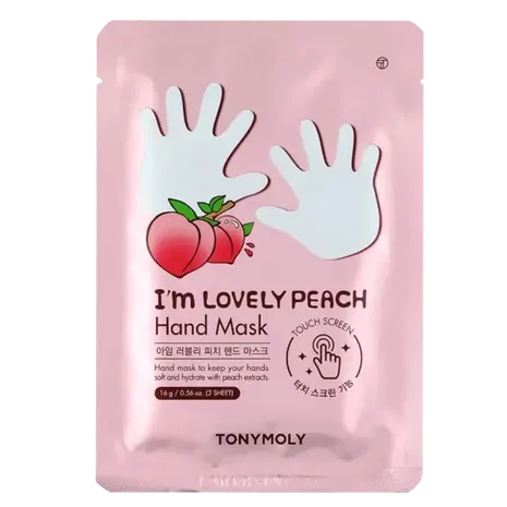 TONYMOLY I'm Lovely Peach Hand Mask 5 pcs