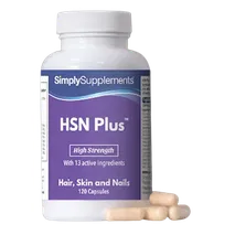 Simplysupplements Hair Skin Nails Plus 120 Capsules