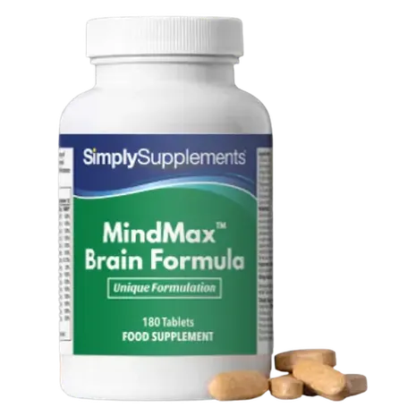 Simplysupplements MindMax Brain Formula 180 Tablets