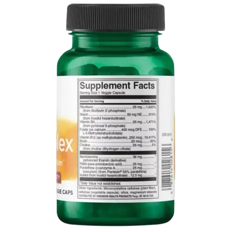 Swanson Activated B-Complex - 60 vcaps