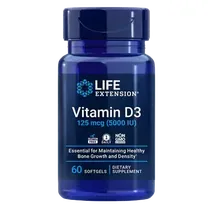 Life Extension Vitamin D3, 5000IU - 60 softgels