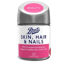 Boots Skin, Hair & Nails 30 Capsules (1 month supply)