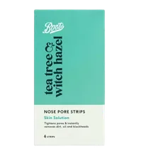 Boots Tea Tree & Witch Hazel Nose Pore Strips 6 Strips