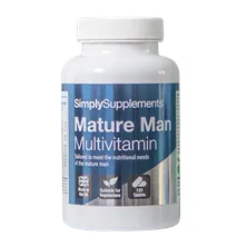 Simplysupplements Multivitamins for Men – 65+ 120 Capsules