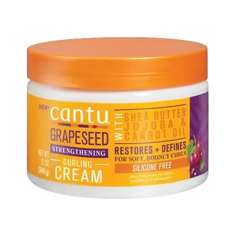 Cantu Grapeseed Strengthening Curl Cream 12 Oz