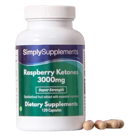 Simplysupplements Raspberry Ketones 3000mg 120 Capsules