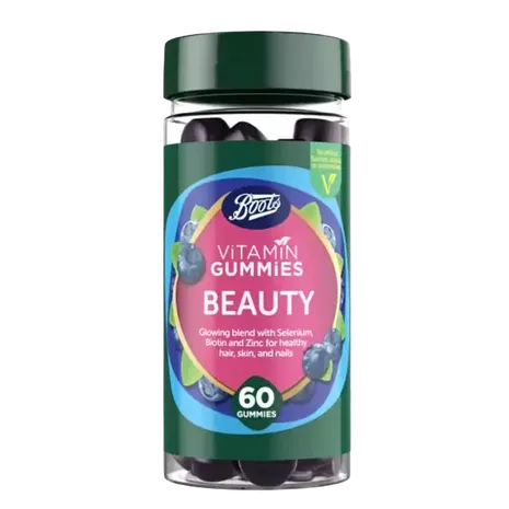 Boots Vitamin Gummies Beauty - 60 Blueberry Gummies