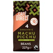 Cafedirect Fairtrade Organic Machu Picchu Peru Coffee Beans 227g
