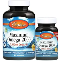 CarlsonLabs Maximum Omega 2000 - 90 + 30 softgels