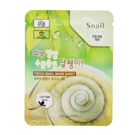 3W Clinic - Fresh Snail Mask Sheet - 1pc