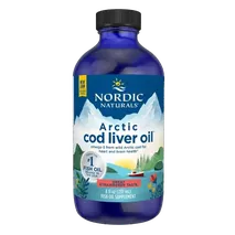 Nordic Naturals Arctic Cod Liver Oil - 1060mg Strawberry - 237 ml.