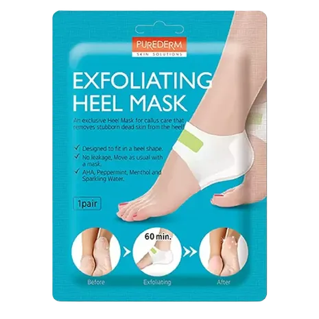 PUREDERM - Exfoliating Heel Mask 1 pair