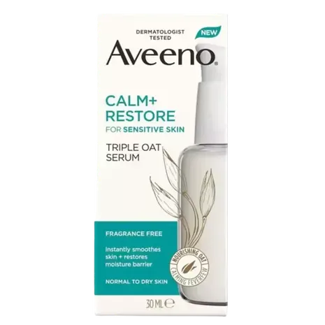 Aveeno Face Calm and Restore Oat Serum 30ml (UK Version)