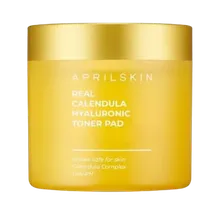APRILSKIN - Real Calendula Hyaluronic Toner Pad - 60pads