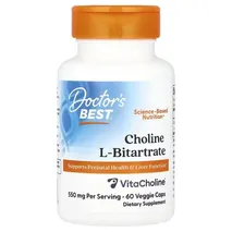 Doctor's Best Choline L-Bitartrate, 550mg - 60 vcaps