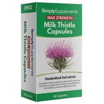Simplysupplements Max Strength Milk Thistle | THR 60 Capsules
