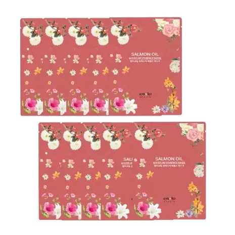 EYENLIP - Moisture Essence Mask - 10pcs - Salmon Oil