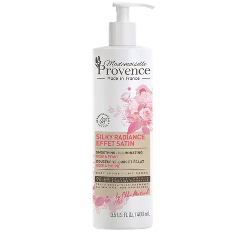 Mademoiselle Provence Organic Rose & Peony Lotion 400 ML  vegan body lotion india