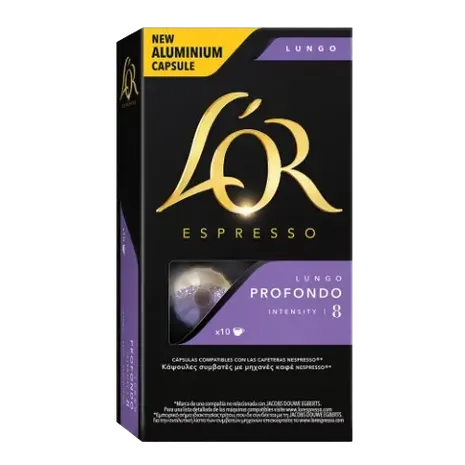 L'OR Lungo Profondo 10 pods for Nespresso