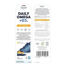 Osavi Daily Omega + D3 1600mg Omega 3 (Natural Lemon) 500ml