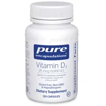 Pure Encapsulations   Vitamin D3 25 mcg (1,000 IU) - 120 Caps