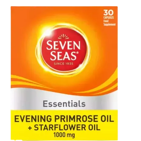 Seven Seas Evening Primrose Oil + Starflower Oil 1000mg 30 Capsules
