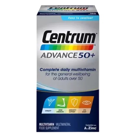Centrum Advance 50+ Multivitamins & Minerals - 180 Tablets
