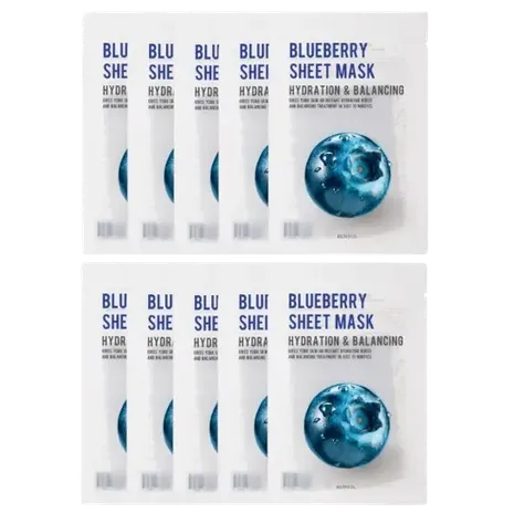 EUNYUL - Purity Blueberry Sheet Mask - 10pcs