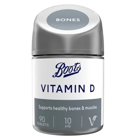 Boots Vitamin D 10 µg 90 tablets (3 month supply)