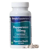Simplysupplements Peppermint Tablets 150mg 360 Tablets