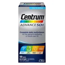 Centrum Advance 50+ Multivitamins & Minerals - 100 Tablets