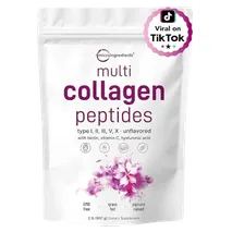 Micro Ingredients Multi Collagen Protein Powder 2 Lbs
