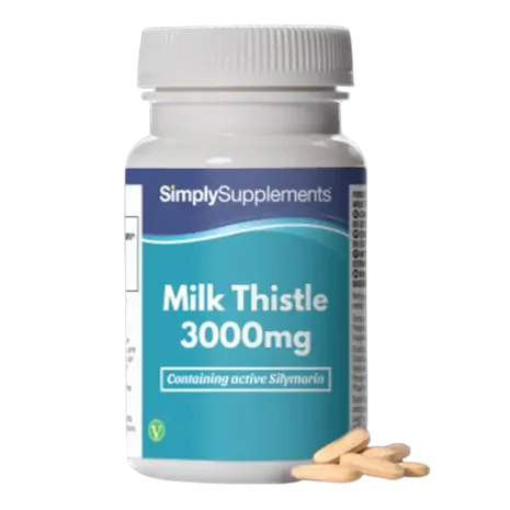 Simplysupplements Milk Thistle Tablets 3,000mg 120 Tablets