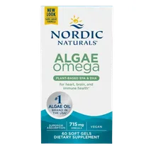 Nordic Naturals Algae Omega - 715mg Omega 3 - 60 softgels