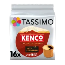 Tassimo Kenco 100% Colombian Coffee Pods 16 per pack
